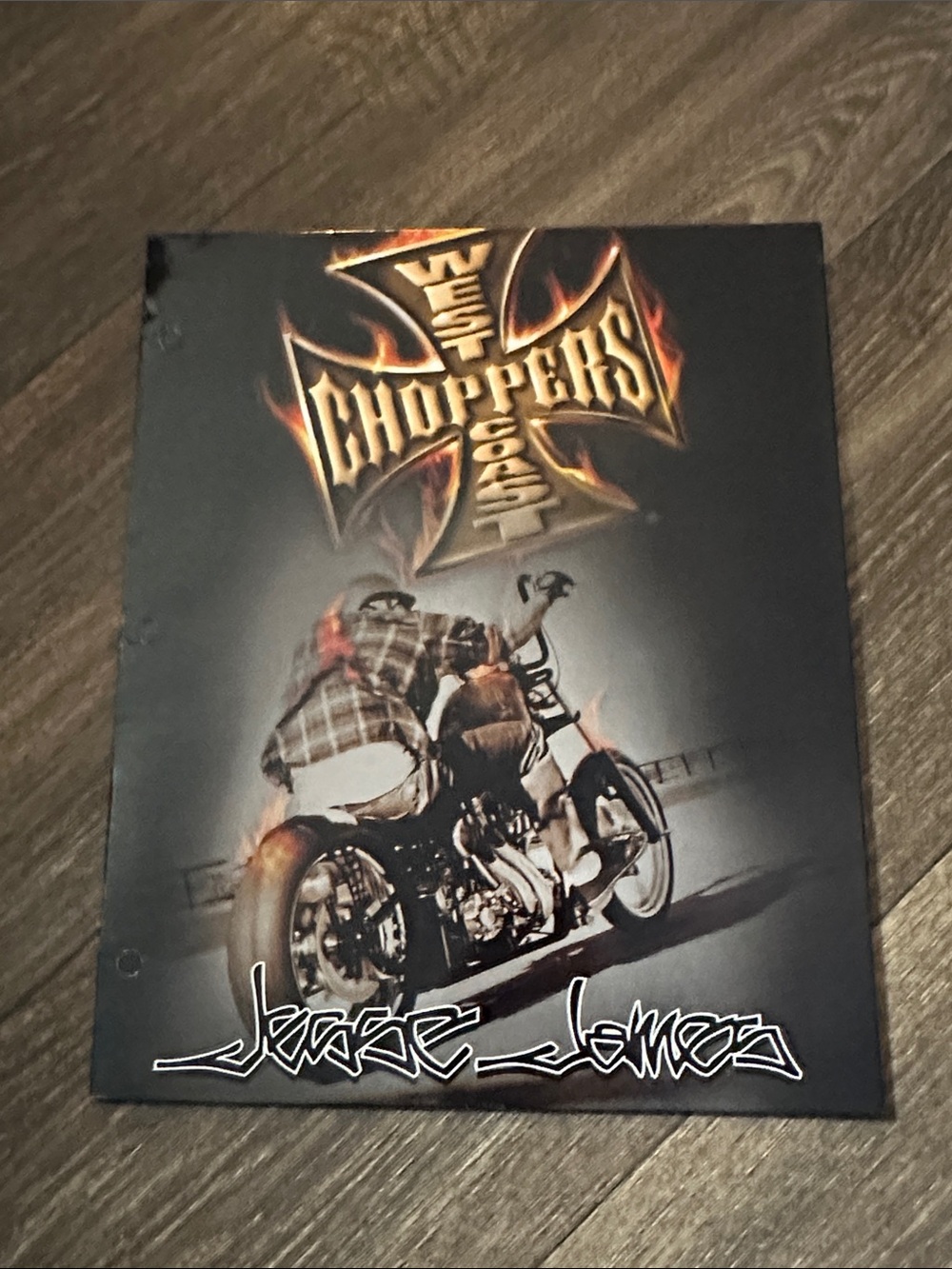 West Coast Choppers Jesse James y2k Flaming Motorcycle